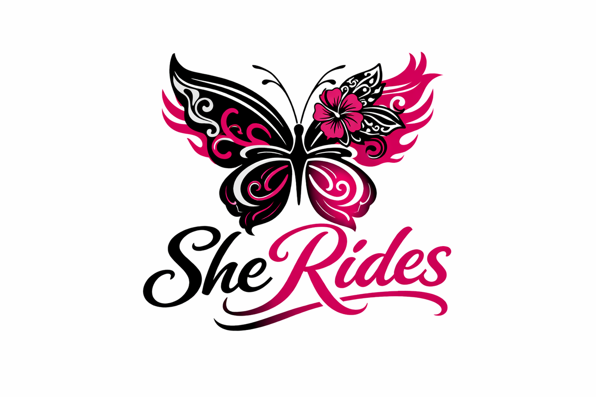 She rides